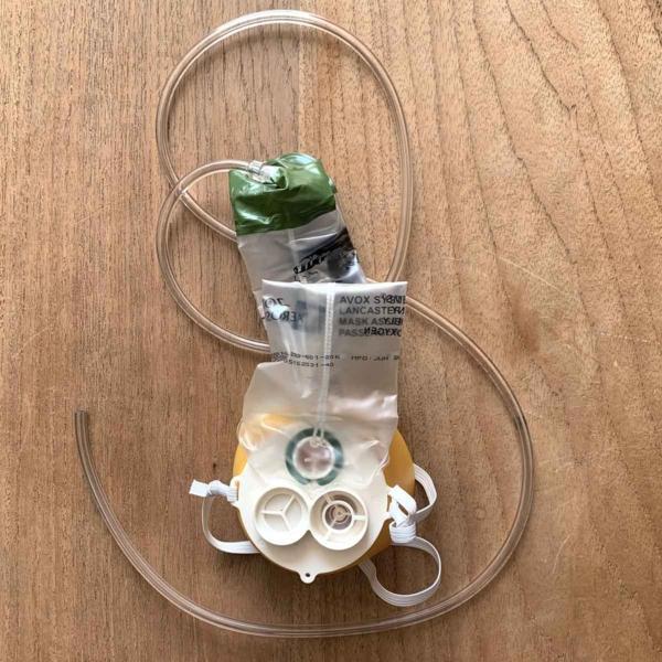 Avox Systems aircraft passenger oxygen mask for sale.