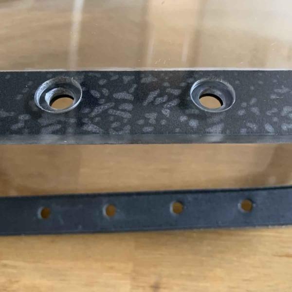 Airbus A340 wingtip tip light cover for sale.