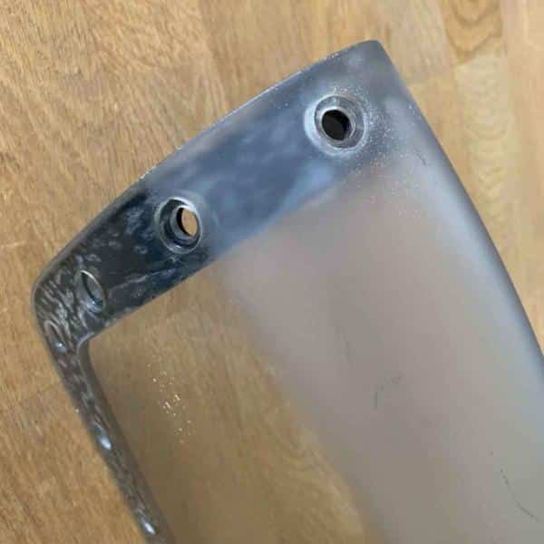 Airbus A340 wingtip tip light cover for sale.