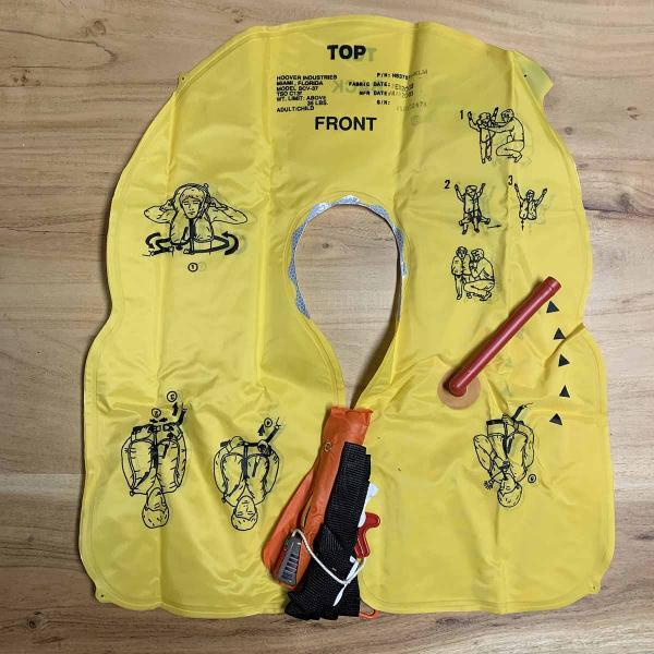 KLM life jacket Hoover adult/child yellow