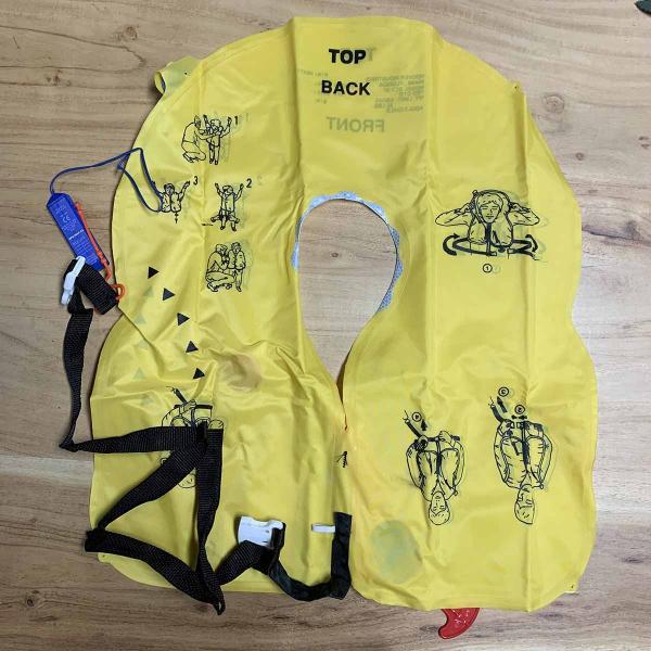 KLM life jacket Hoover adult/child yellow - Image 5