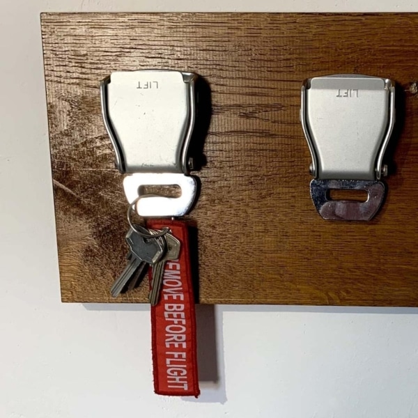 Aircraft seatbelt buckle key holder - Image 5