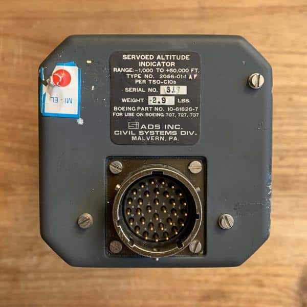 Boeing 707, Boeing 727 or Boeing 737 altimeter for sale.