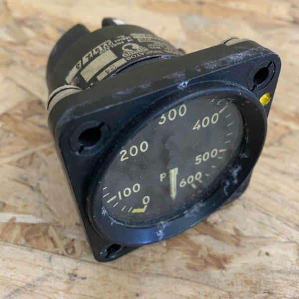 Aircraft oil pressure indicator for sale.