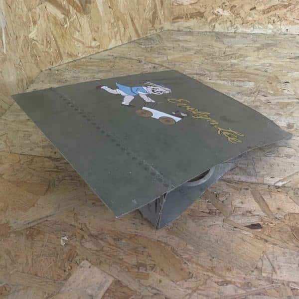 Skin panel of Douglas C-47B Dakota 44-76787 with Evelyn Lee nose art.