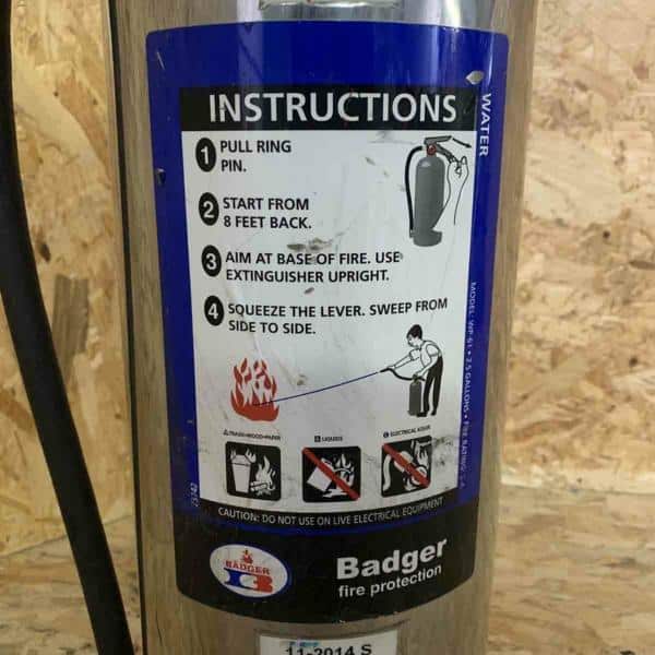 KLM Boeing 747 fire extinguisher for sale.