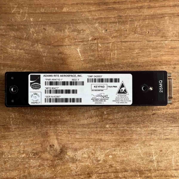 Airbus cockpit door access keypad for sale.