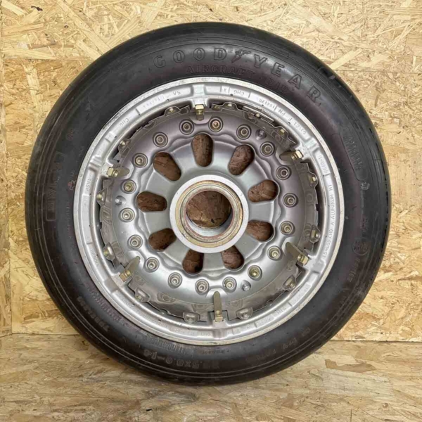 Lockheed F-104 Starfighter main landing gear wheel for sale.