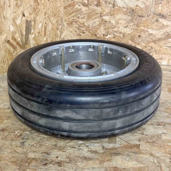 Lockheed F-104 Starfighter main landing gear wheel for sale.