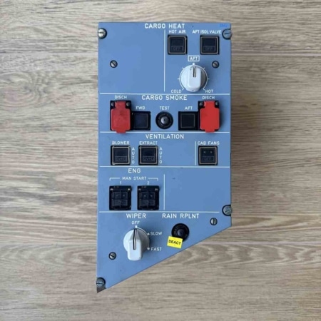 Airbus A320 22VU Overhead Control Indication Panel for sale.