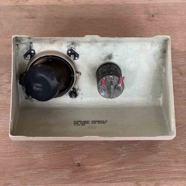 British Airways Boeing 747 cockpit map light and switch panel for sale.