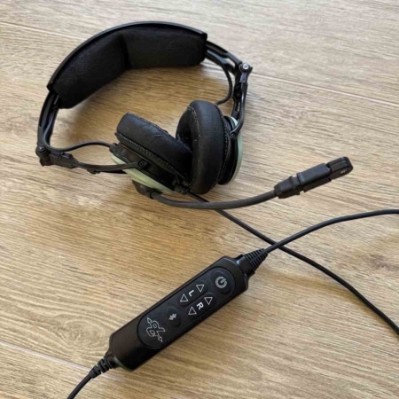 David-Clark DC-Pro-X2 aviation headset for sale.