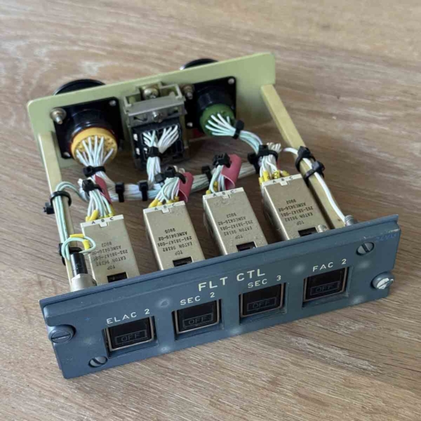 Airbus A320 24VU flight control panel for sale.