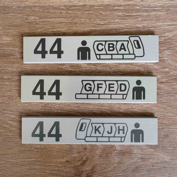 Boeing 747 seat marker for sale.