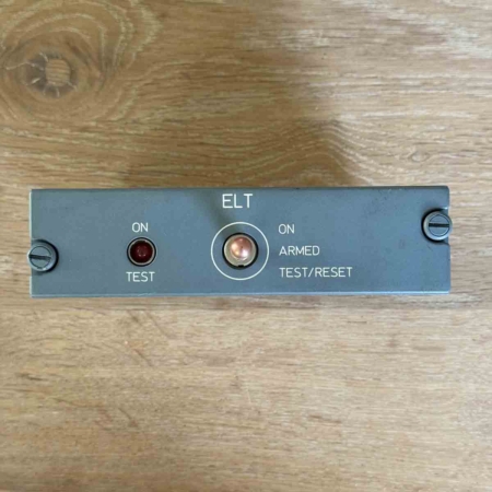 Airbus A320 emergency locator transmitter ELT remote control panel for sale.