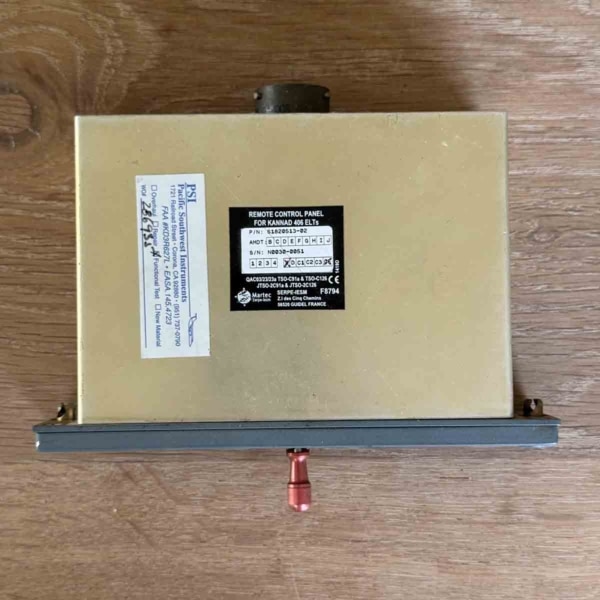 Airbus A320 emergency locator transmitter ELT remote control panel for sale.