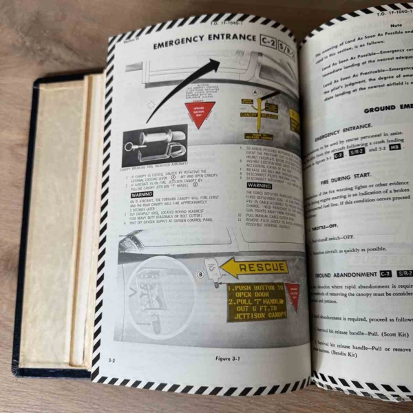 RNLAF Lockheed F-104G Starfighter flight manual (dash-1) for sale.