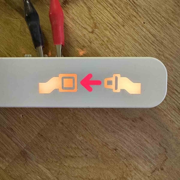 British Airways Boeing 777 fasten seatbelt and no smoking sign for sale.