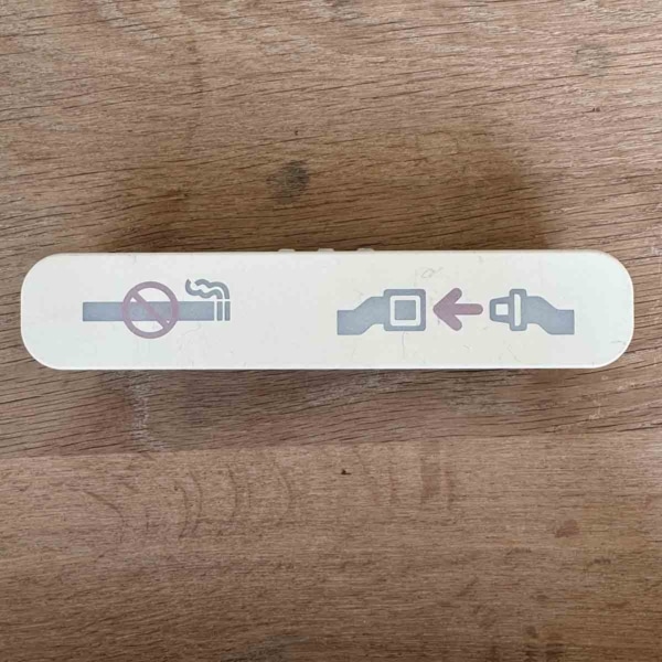 British Airways Boeing 777 fasten seatbelt and no smoking sign for sale.
