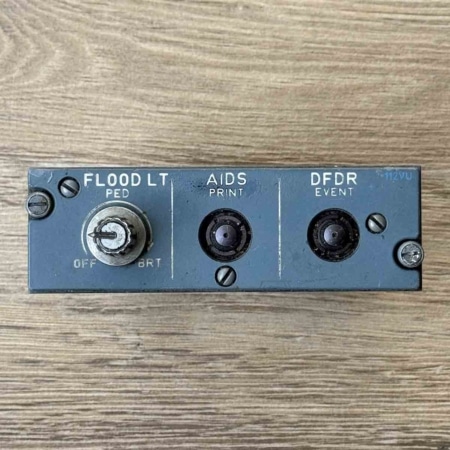 Airbus A320 112VU light, AIDS and DFDR panel for sale.