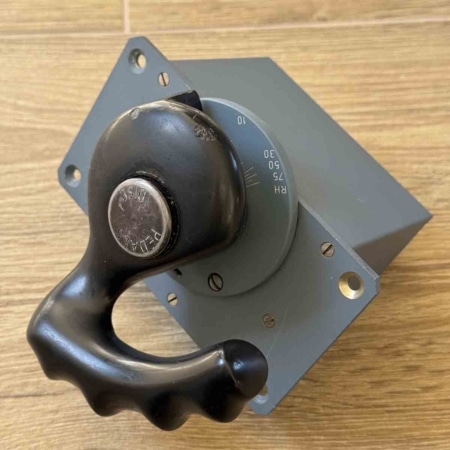 Airbus A320 nosewheel steering tiller for sale.