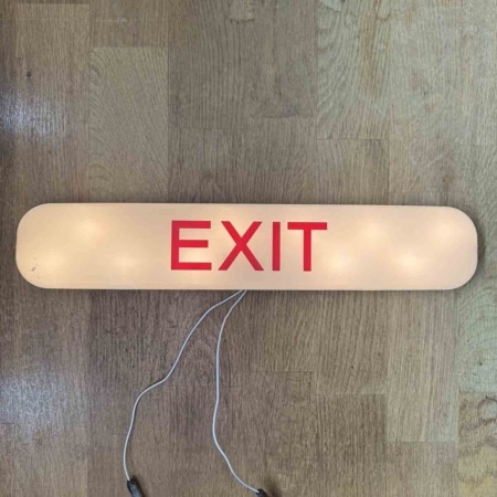 Condor Flugdienst Boeing 757 D-ABOL exit sign for sale.