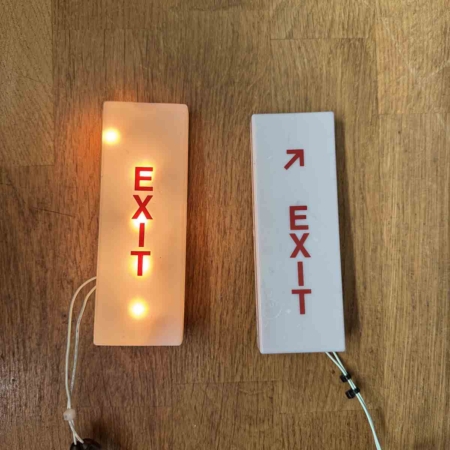 Condor Flugdienst Boeing 757 D-ABOL exit sign for sale.