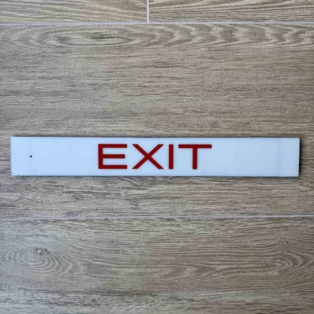 Condor Flugdienst Boeing 757 D-ABOL exit sign lens for sale.