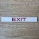Condor Flugdienst Boeing 757 D-ABOL exit sign lens for sale.