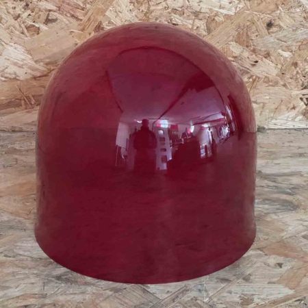 Large airport obstruction light lens for sale.