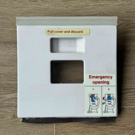 Airbus A320 emergency exit hatch cover for sale.