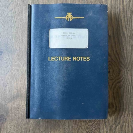 CFM56-3 jet engine training manual for sale.