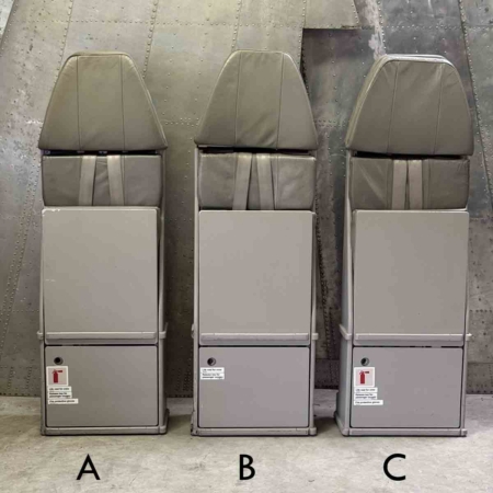 Brussels Airlines Airbus A330 OO-SFY cabin crew jump seat for sale.